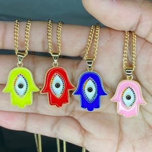Hamsa Hand Necklace